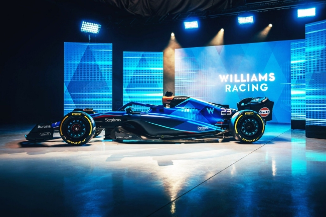 F1威廉姆斯车队发布2023赛季新车涂装
