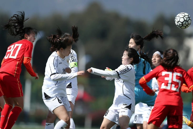 女足锦标赛-U20女足3-0天津圣德 三连胜小组出线