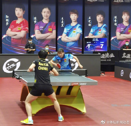 孙颖莎3-0击败陈幸同 夺得女单冠军直通德班世乒赛
