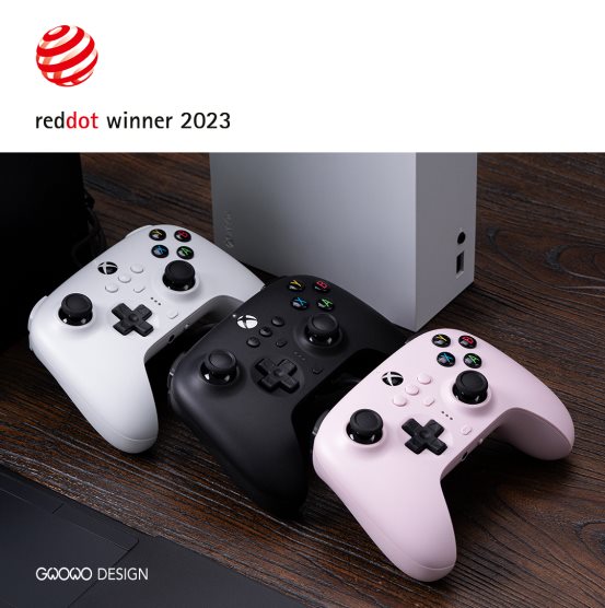 好事成双，八位堂猎户座Xbox版手柄、燃云双充底座同获2023红点奖