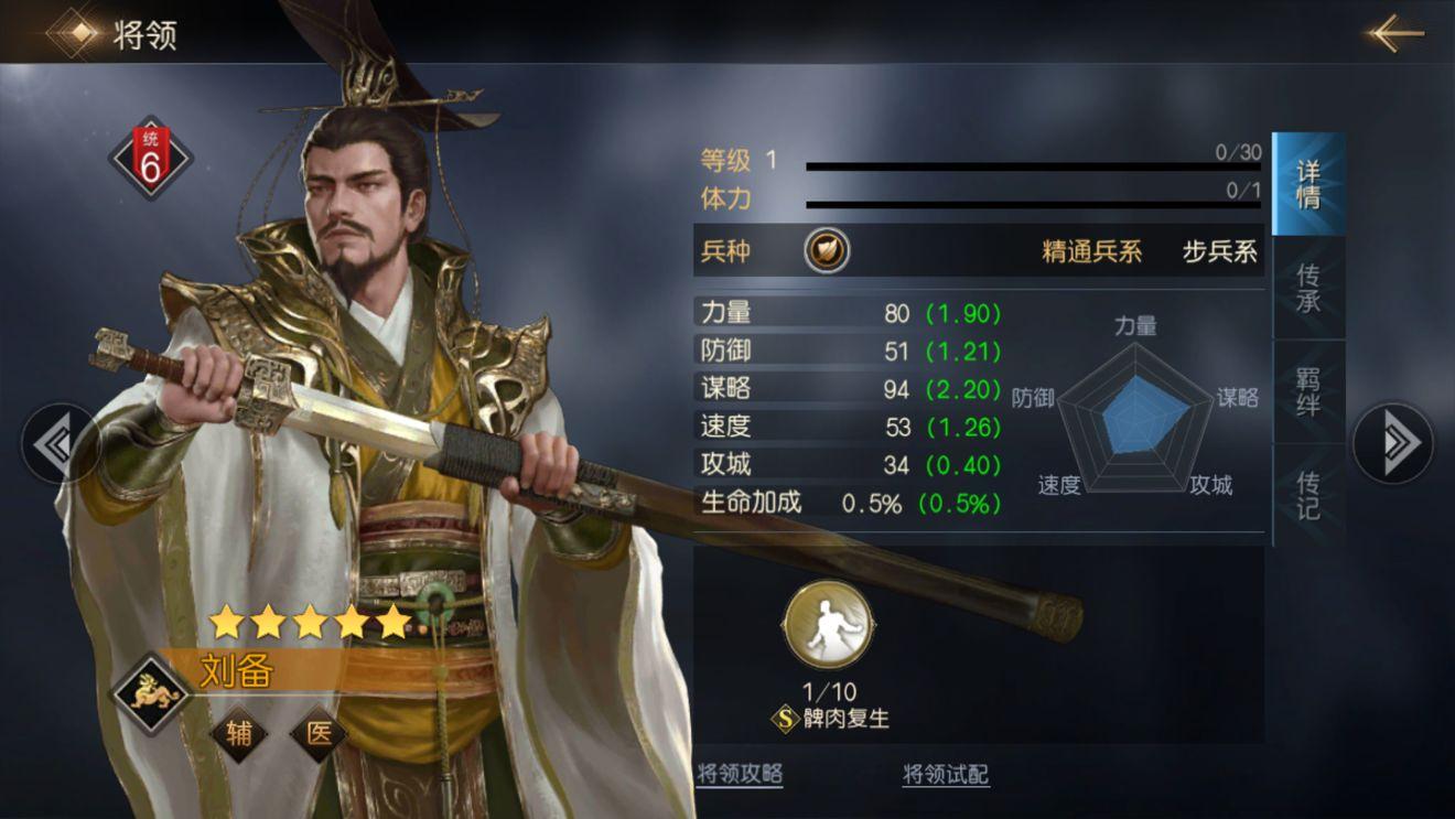 征服与霸业西楚霸王项羽技能技能与搭配
