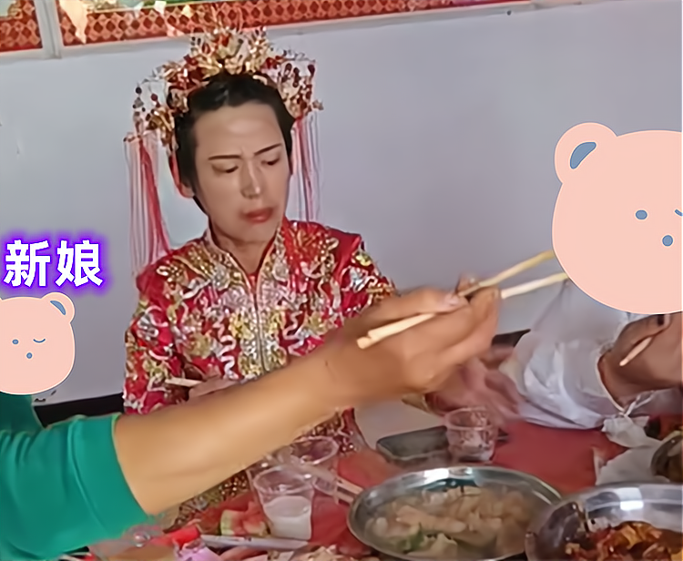 新娘出镜被误认为是男生，宾客忍不住吐槽化妆师：“